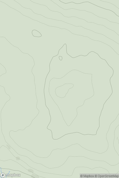 Thumbnail image for Highfield Hill [Lancashire, Cheshire and S Pennines] showing contour plot for surrounding peak